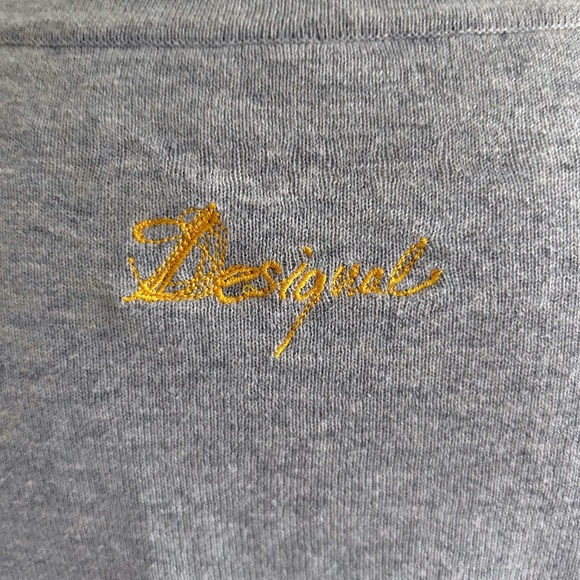 Desigual Cotton blend sweater, Geometric pattern grey, Size S - Picture 6 of 13